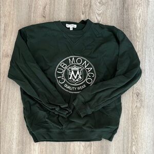 Club Monaco crest crewneck Sweater